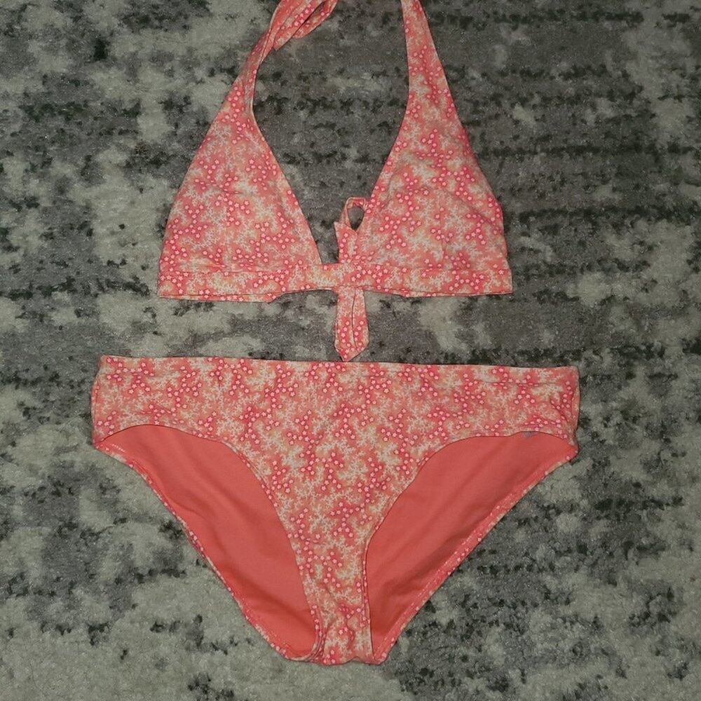 Old Navy Orange Star Bikini SET Creamsicle EUC